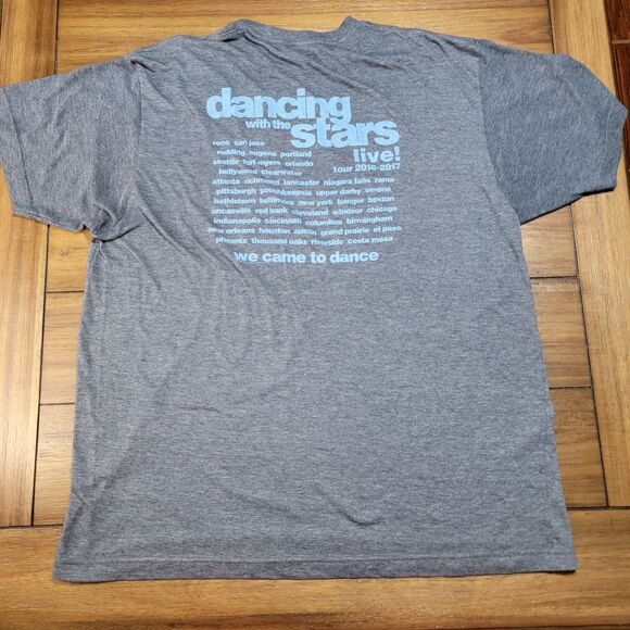 DWTS Graphic SS Blue Tee Live! Tour 2016-2017 - Size XL - Picture 4 of 5